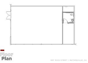 1931 Main St, Watsonville, CA to rent Floor Plan- Image 1 of 2