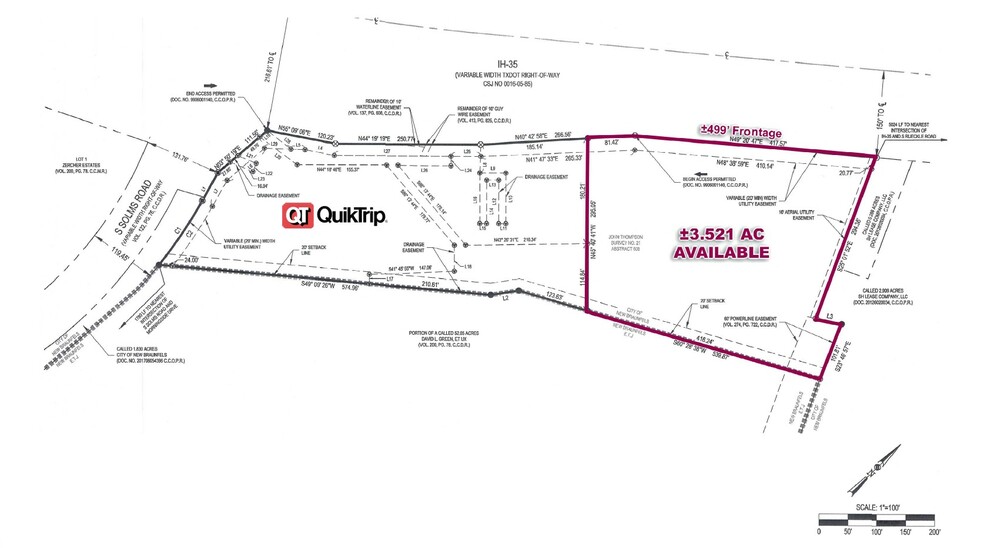 SEC of I-35 & S Solms Rd, New Braunfels, TX for sale - Site Plan - Image 2 of 3