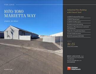 More details for 1070-1080 Marietta Way, Sparks, NV - Industrial for Rent