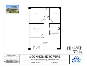 1341 W Mockingbird Ln, Dallas, TX to rent Floor Plan- Image 1 of 1