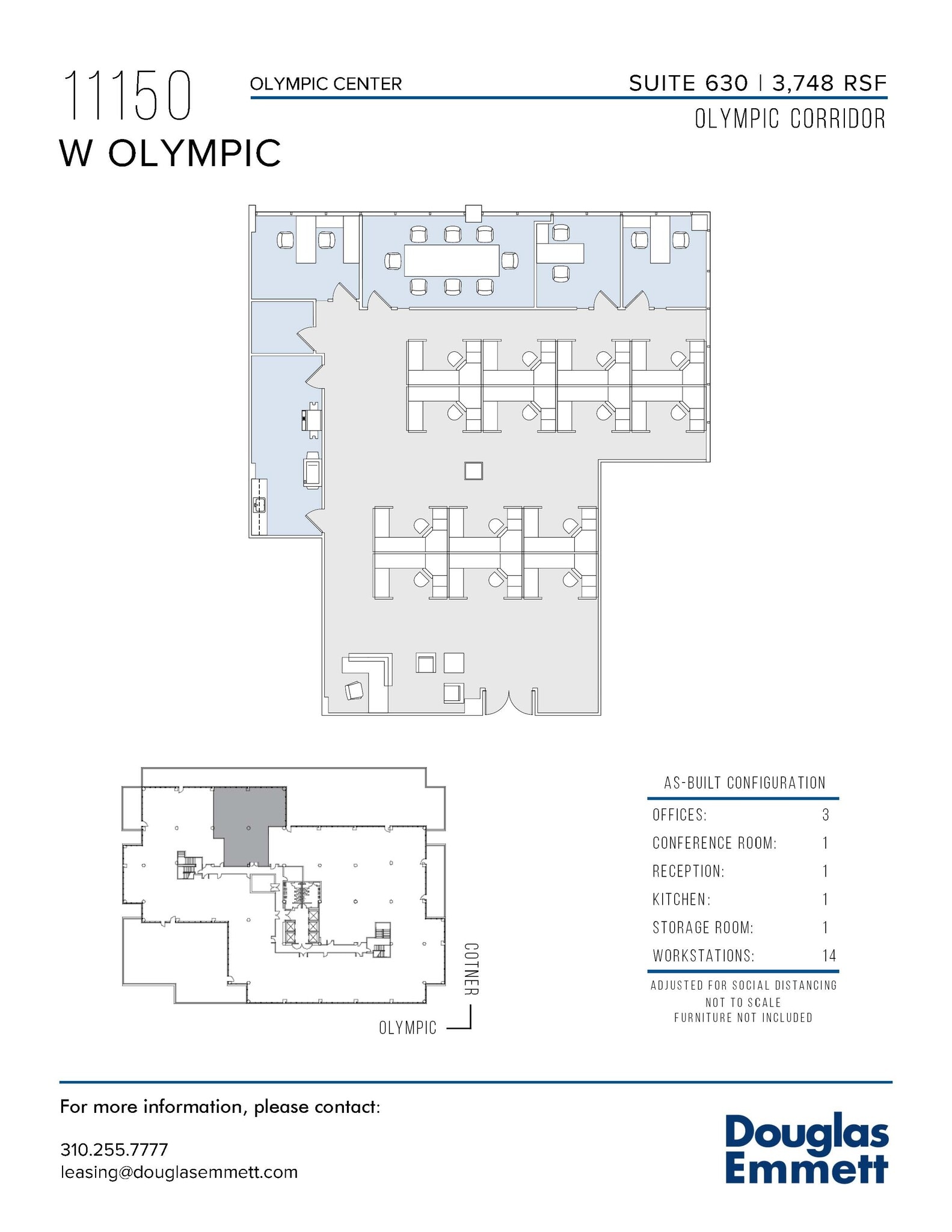 11150 W Olympic Blvd, Los Angeles, CA to rent Floor Plan- Image 1 of 1