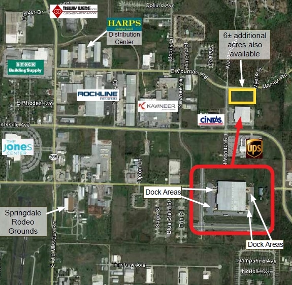 603 N Monitor Rd, Springdale, AR to rent - Aerial - Image 3 of 8