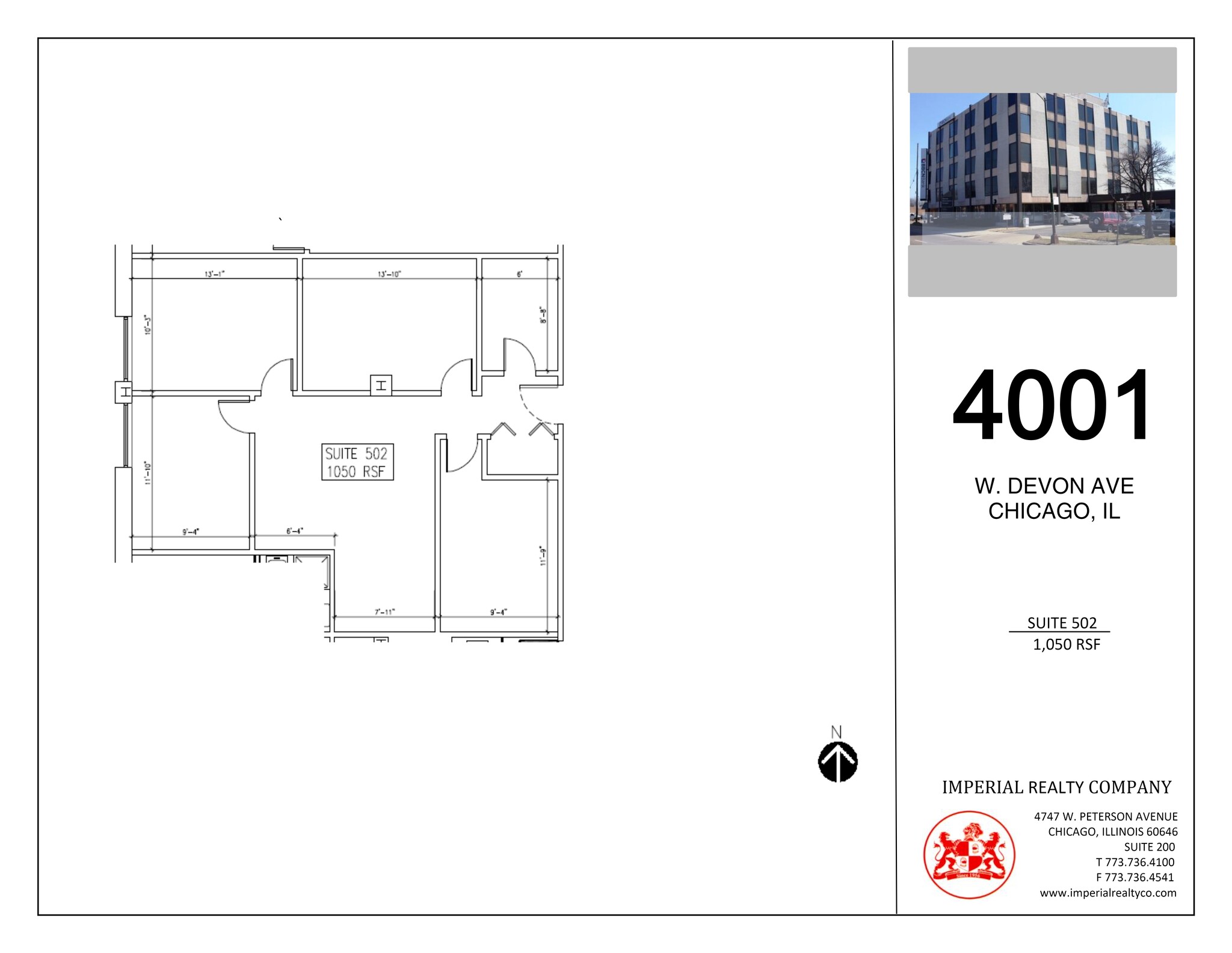 4001 W Devon Ave, Chicago, IL for rent Site Plan- Image 1 of 8