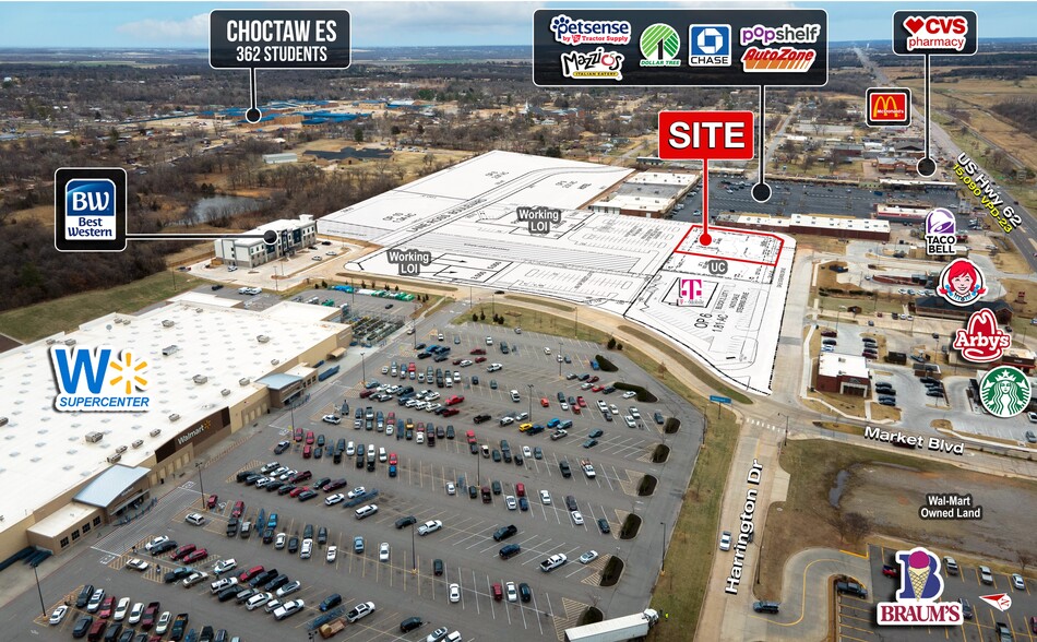 Choctaw Retail Pad, Choctaw, OK for sale - Building Photo - Image 1 of 1