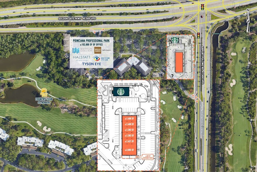 2600 Golden Gate Pky, Naples, FL to rent - Aerial - Image 2 of 7