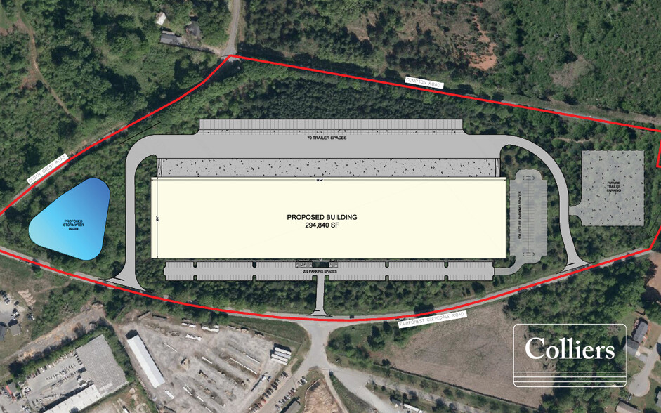 0 Fairforest Clevedale Rd, Spartanburg, SC for rent - Site Plan - Image 2 of 3