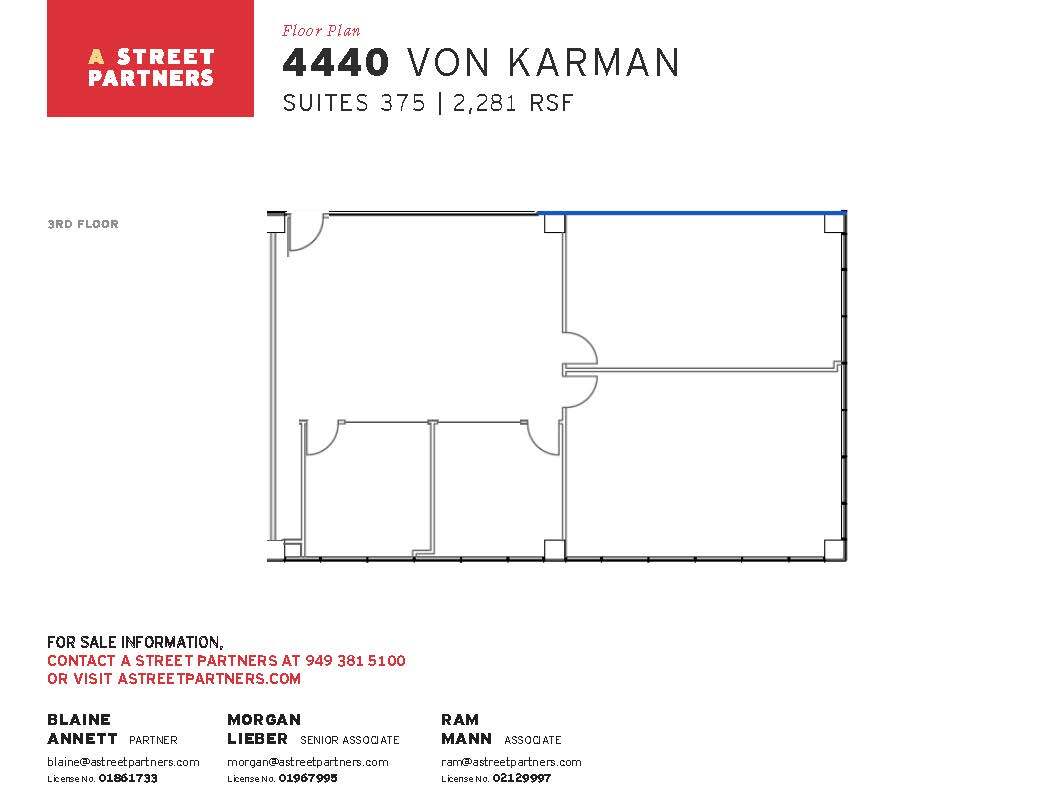 4440 Von Karman Ave, Newport Beach, CA 92660 - Unit 375 -  - Floor Plan - Image 1 of 1