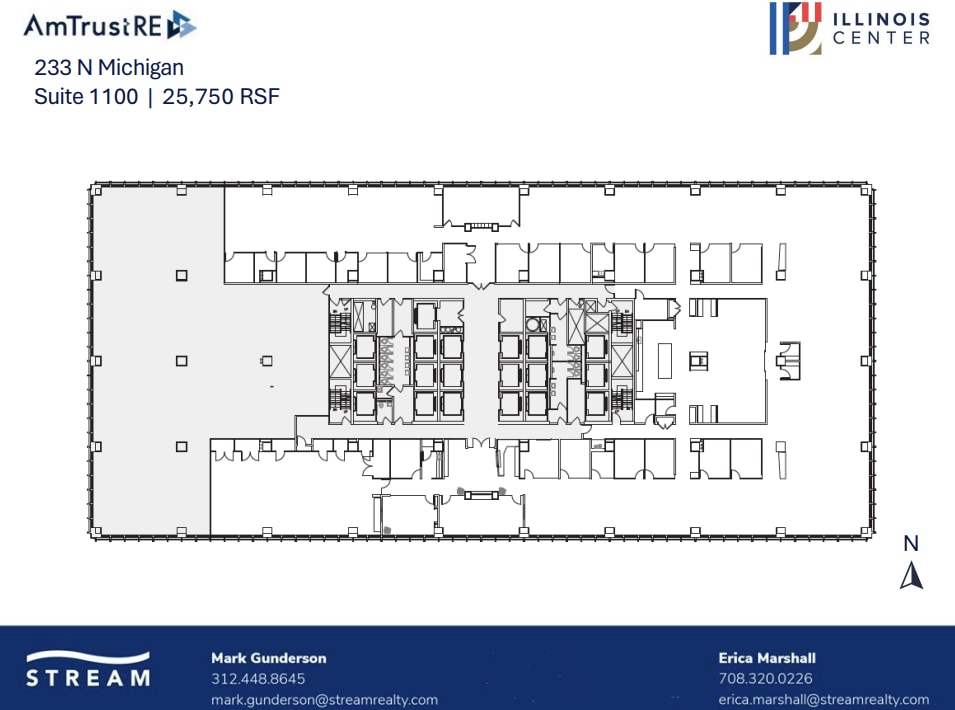 233 N Michigan Ave, Chicago, IL to rent Floor Plan- Image 1 of 1