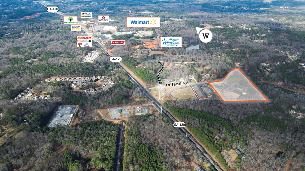 15 +/- acres On Old Dallas Hwy - Hwy 20 Hwy, Powder Springs, GA for sale - Building Photo - Image 2 of 6