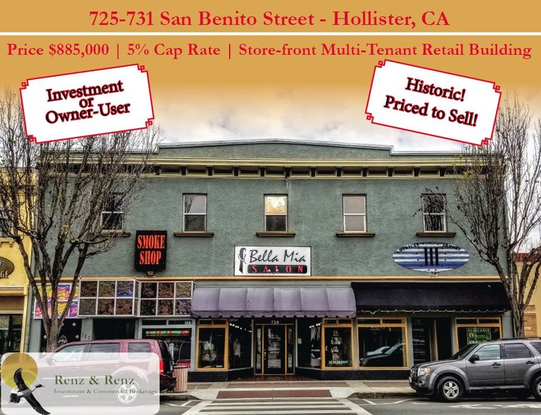 727-731 San Benito St, Hollister, CA for sale - Other - Image 1 of 1