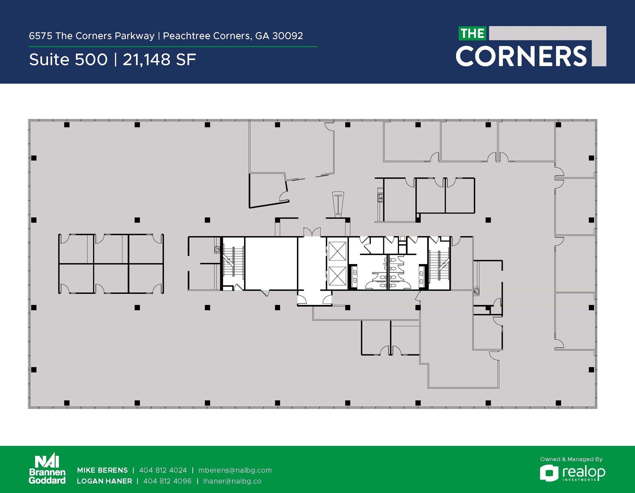 6525 The Corners Pky, Peachtree Corners, GA for rent Floor Plan- Image 1 of 1