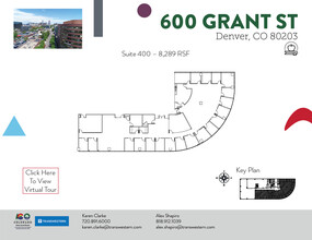 600 Grant St, Denver, CO for rent Floor Plan- Image 2 of 2