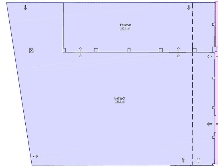 Light Industrial in Heyrieux to rent - Floor Plan - Image 3 of 4