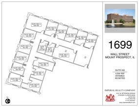 1699 Wall St, Mount Prospect, IL to rent Site Plan- Image 1 of 1