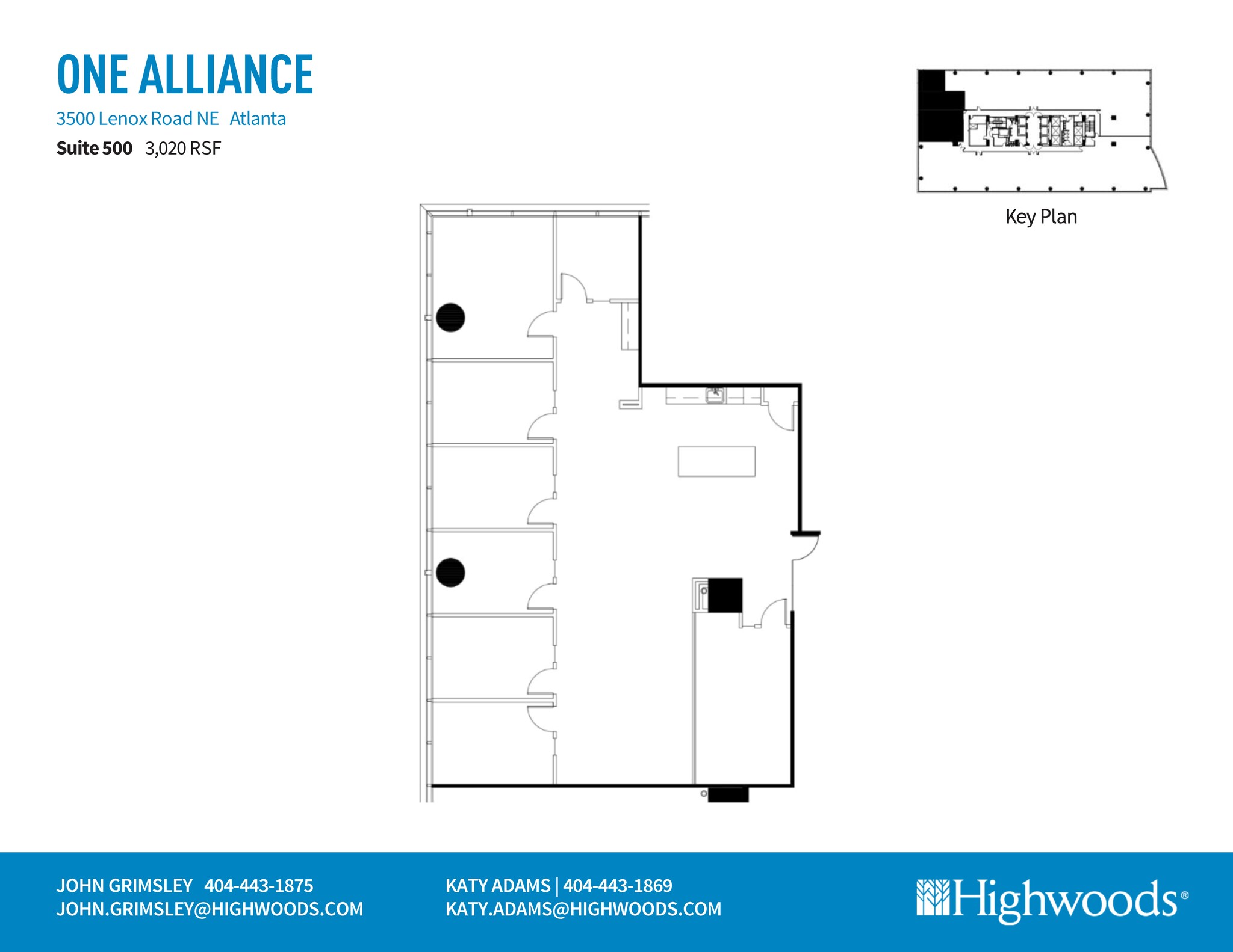 3500 Lenox Rd NE, Atlanta, GA for rent Site Plan- Image 1 of 1