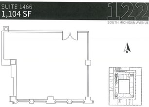 122 S Michigan Ave, Chicago, IL to rent Floor Plan- Image 1 of 1