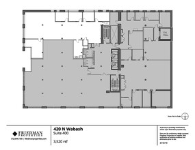 420 N Wabash Ave, Chicago, IL for rent Floor Plan- Image 1 of 6