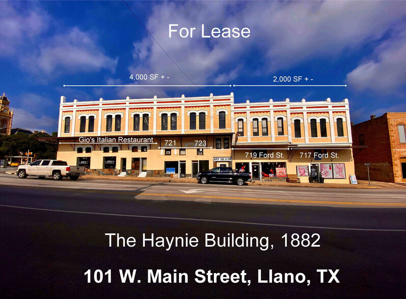 101 W Main St, Llano, TX for rent - Building Photo - Image 1 of 8