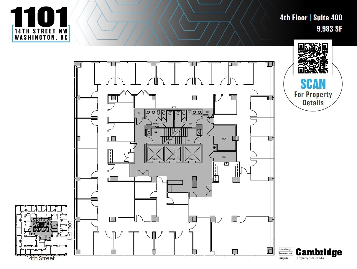 1101 14th St NW, Washington, DC to rent Floor Plan- Image 1 of 1
