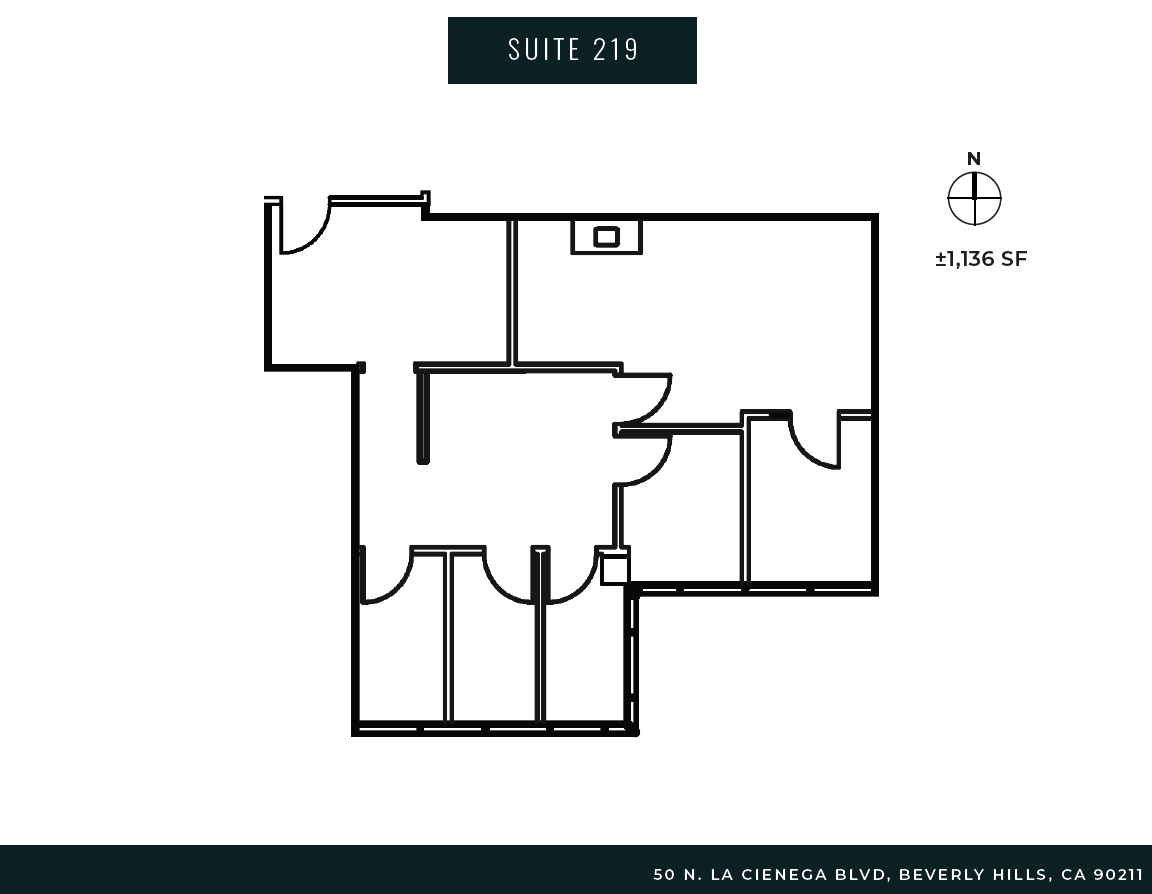 50 N La Cienega Blvd, Beverly Hills, CA to rent Floor Plan- Image 1 of 1