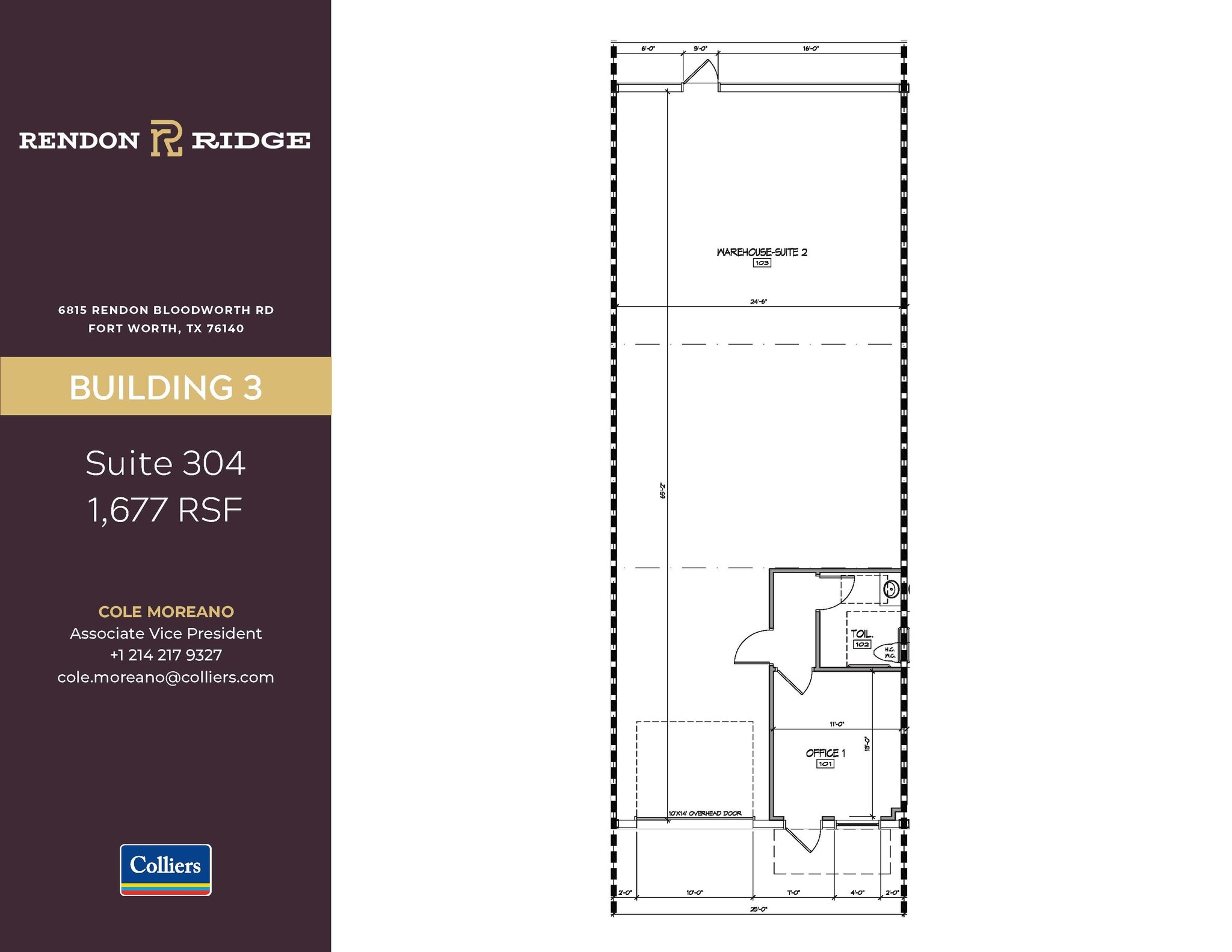 6815 Rendon Bloodworth Rd, Fort Worth, TX to rent Floor Plan- Image 1 of 8