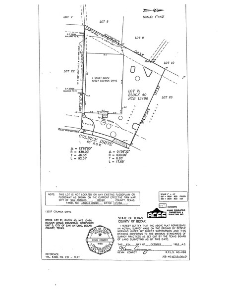 12027-12031 Colwick St, San Antonio, TX for rent - Site Plan - Image 3 of 4