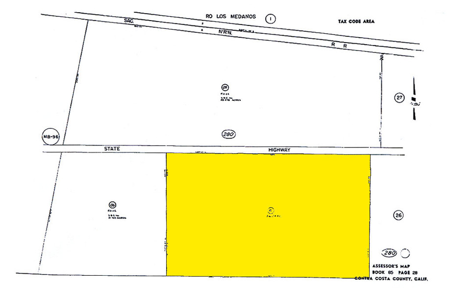 701 Willow Pass Rd, Pittsburg, CA for rent - Plat Map - Image 2 of 9