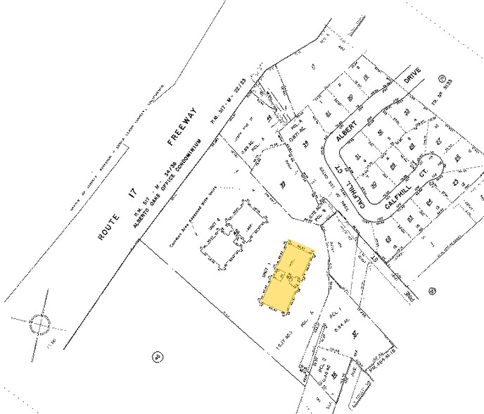 475 Alberto Way, Los Gatos, CA for rent - Plat Map - Image 2 of 4