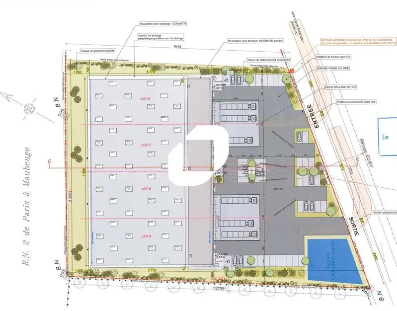 Land in Le Plessis-Belleville for sale Site Plan- Image 1 of 3