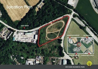 Orchard Business Park, Llandow, VGL - Aerial  map view