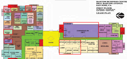 950 S Bascom Ave, San Jose, CA for rent Floor Plan- Image 1 of 1