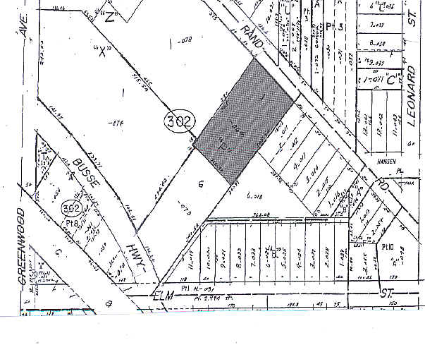 422 N Northwest Hwy, Park Ridge, IL for rent - Plat Map - Image 2 of 4