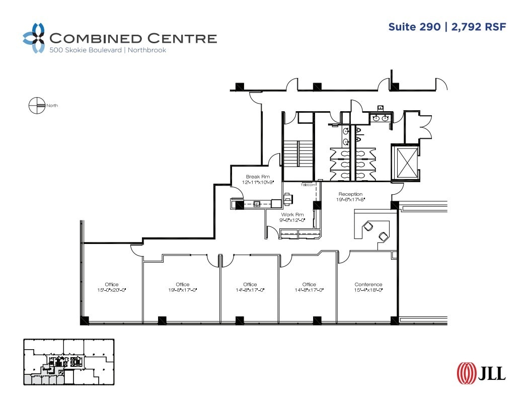 707 Skokie Blvd, Northbrook, IL to rent Floor Plan- Image 1 of 1