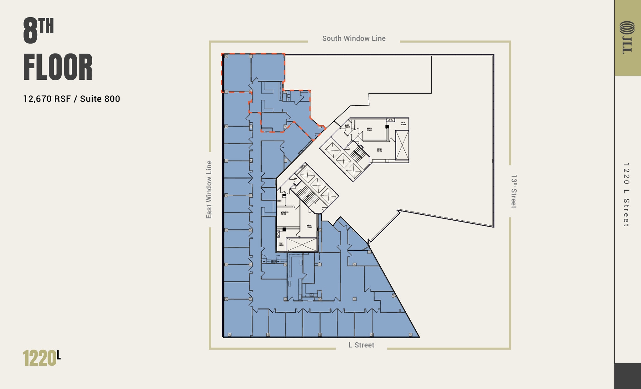 1220 L St NW, Washington, DC to rent Floor Plan- Image 1 of 1