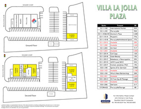 3251 Holiday Ct, La Jolla, CA for rent Site Plan- Image 1 of 1