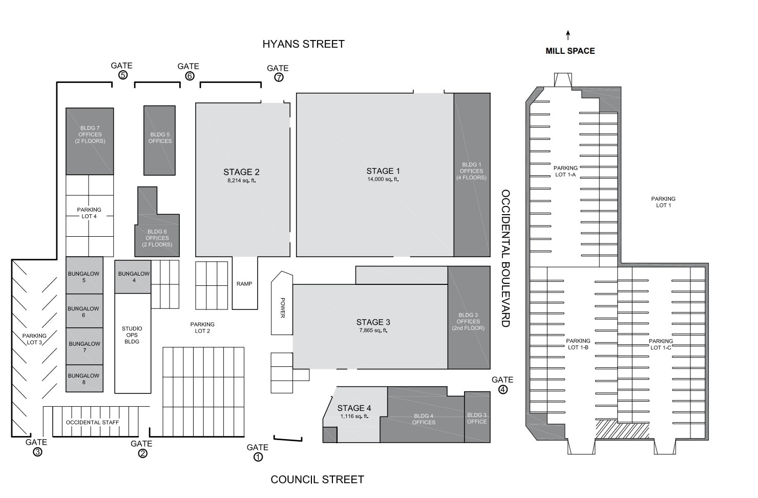 201 N Occidental Blvd, Los Angeles, CA to rent Site Plan- Image 1 of 1
