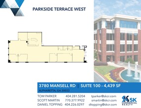 3780 Mansell Rd, Alpharetta, GA for rent Site Plan- Image 1 of 1