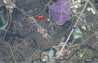 3721 Williams Dr, Georgetown, TX - AERIAL  map view
