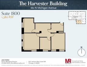 180 N Michigan Ave, Chicago, IL to rent Floor Plan- Image 1 of 1