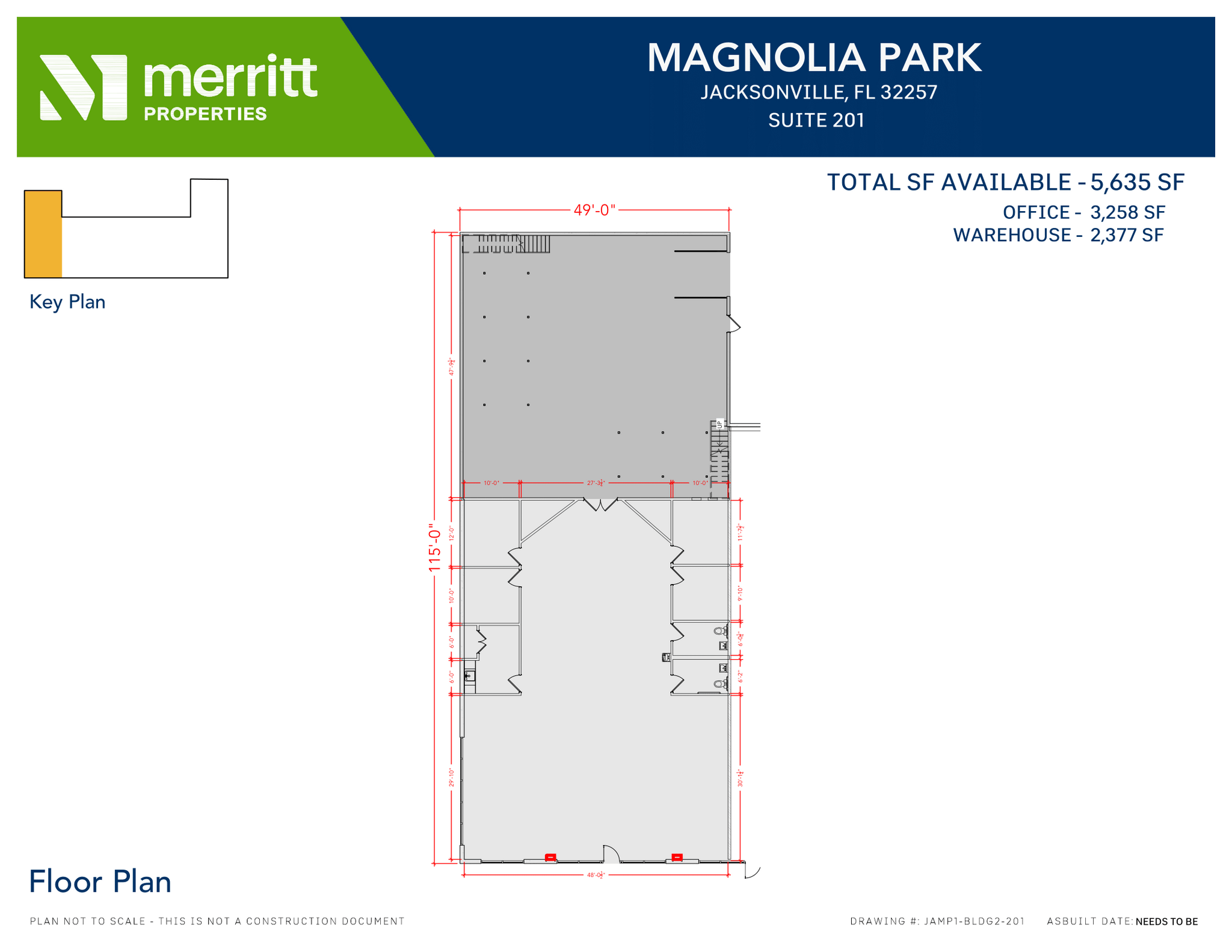 5220 Shad Rd, Jacksonville, FL for rent Floor Plan- Image 1 of 1