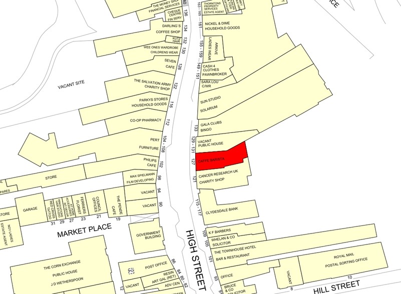 125-127 High St, Arbroath for sale - Goad Map - Image 2 of 6