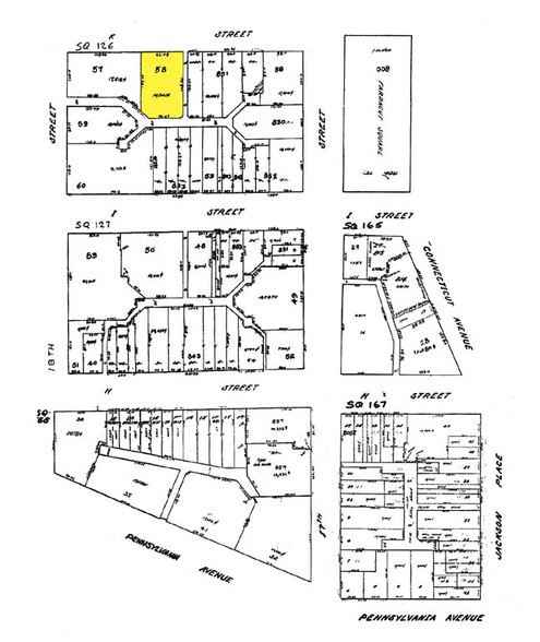 1750 K St NW, Washington, DC for rent - Plat Map - Image 2 of 17