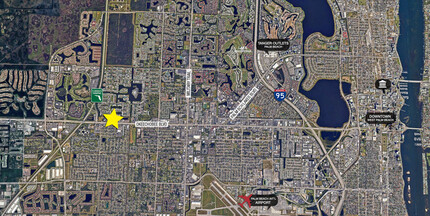 5849 Okeechobee Blvd, West Palm Beach, FL - aerial  map view