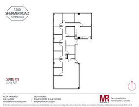 1200 Shermer Rd, Northbrook, IL for rent Floor Plan- Image 1 of 1