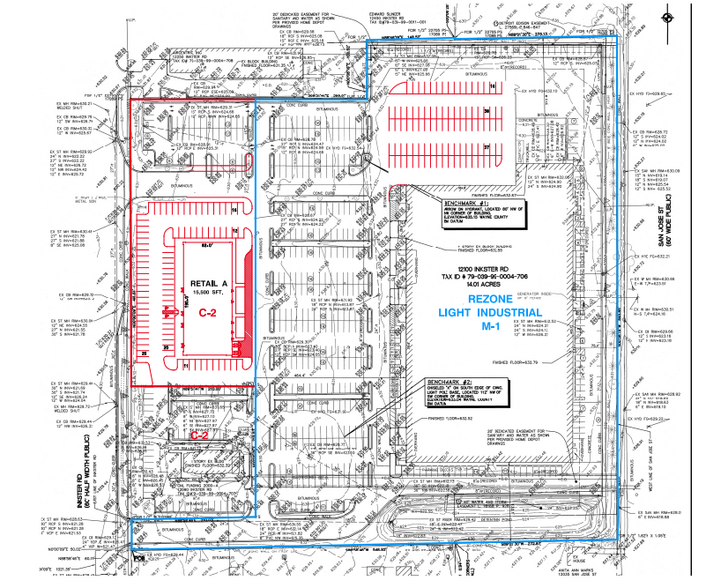 12100 Inkster Rd, Redford, MI for sale - Site Plan - Image 2 of 3