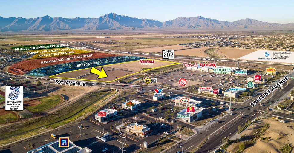 Loop 202 South Mountain & Baseline Rd fwy, Laveen, AZ for sale - Building Photo - Image 1 of 6