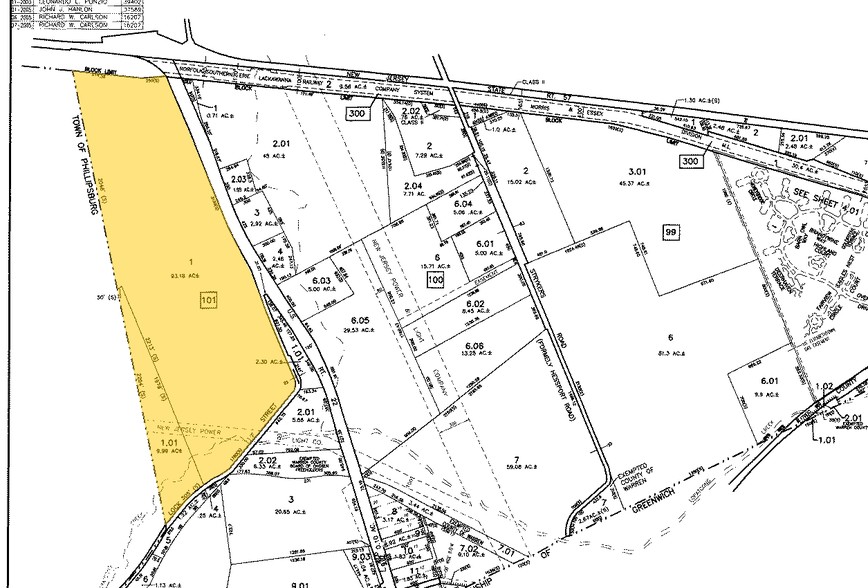 US Route 22, Lopatcong, NJ for rent - Plat Map - Image 2 of 5