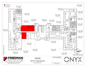 29777 Telegraph Rd, Southfield, MI to rent Floor Plan- Image 2 of 2