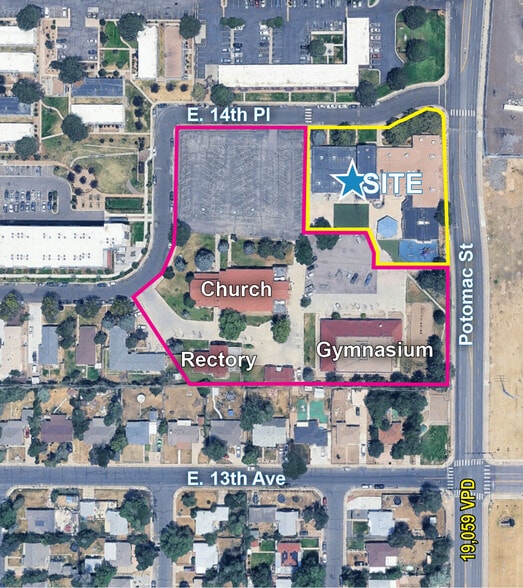 13680 E 14th Pl, Aurora, CO to rent - Site Plan - Image 2 of 16