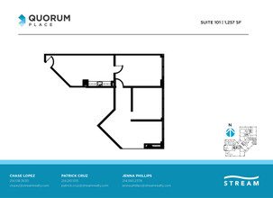 14901 Quorum Dr, Dallas, TX for rent Floor Plan- Image 1 of 1